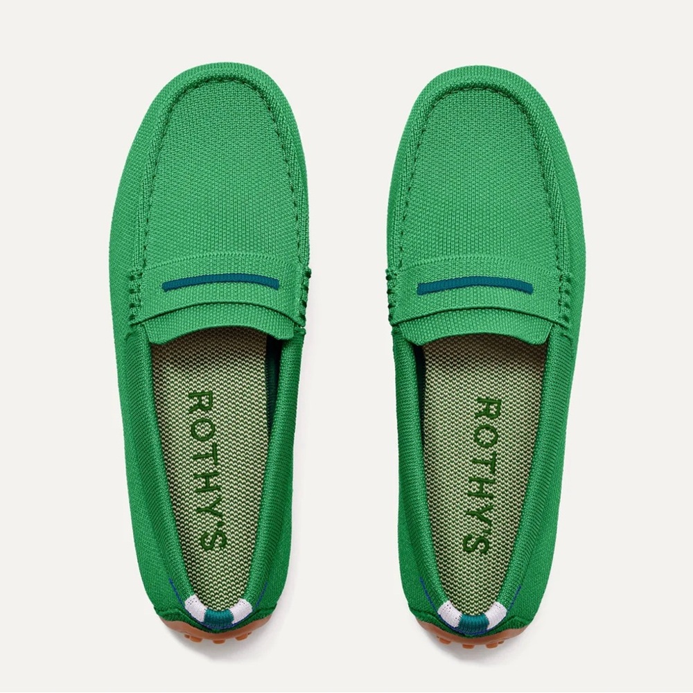 Rothy’s the driver Kelly green size 9